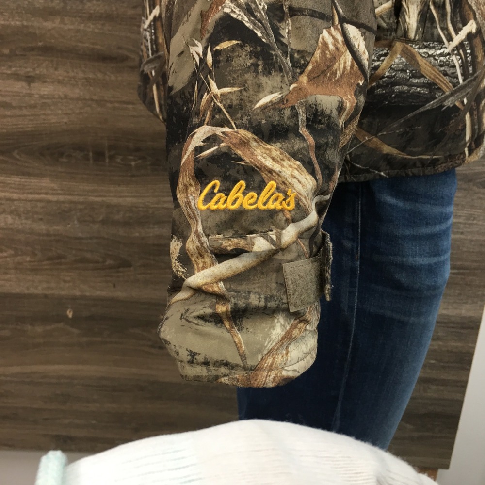 Cabelas Mens Camo Realtree Reversible Insulated Jacket Hunting Fishing XL TG‎ - Picture 3 of 12